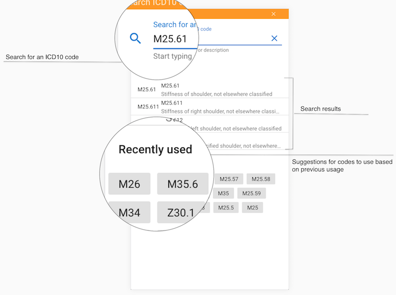 The invoice details page